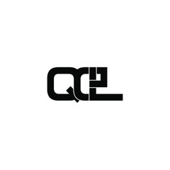 qel initial letter monogram logo design