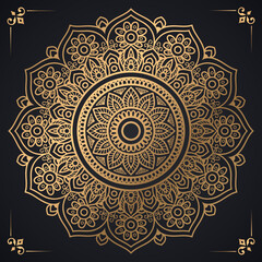 Mandala seamless pattern. vintage decorative elements pattern Free Vector