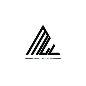 MLL letter logo creative design. MLL unique design
