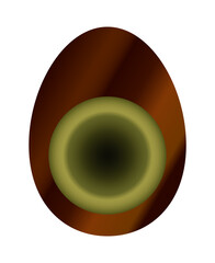 ピータンの断面