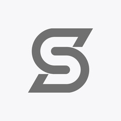 The letter S is cool, simple, futuristic, and attractive. Good for representing the concept of a speed. A logo that is perfect for any project.