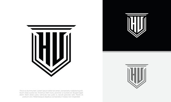 HV Logo Design Vector Graphic by xcoolee · Creative Fabrica