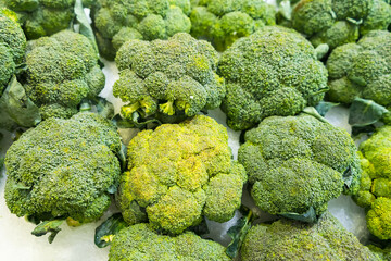 Broccoli in a supermarket in Thailand