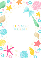 リゾート風のリース素材