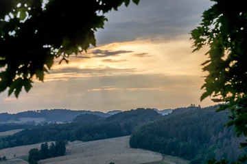 Foto auf Leinwand Landschaftspanorama der Sächsischen Schweiz © parallel_dream