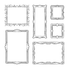 Hand Drawn Doodle Frames Collection_13