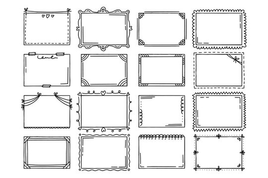 Hand Drawn Doodle Frames Collection_2