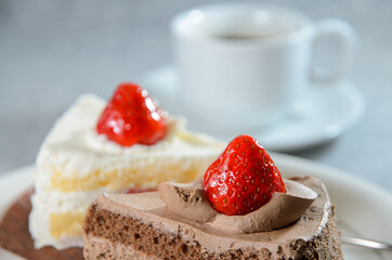 イチゴショートケーキの味くらべ