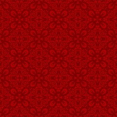 Red ornament pattern, songket seamless, Luxury old fashion ready for print