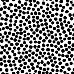 Vector seamless mosaic art pattern. Art background.