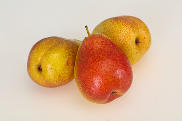 Sweet pear isolated on white