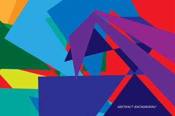 geometric abstract background. colorful pattern