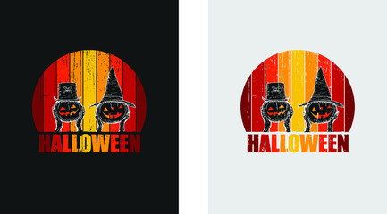 Halloween T-shirt Design with elegant graphic