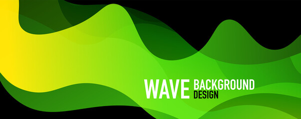 Abstract background - shiny fluid gradients and overlapping waves. Vector Illustration For Wallpaper, Banner, Background, Landing Page