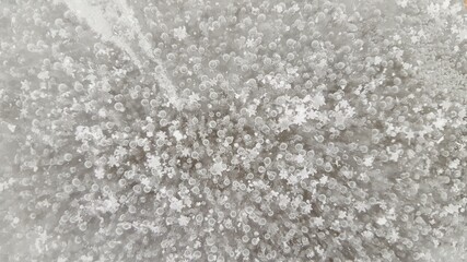 close up of ice