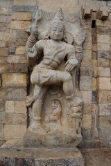 Fototapeta na wymiar インドの世界遺産　大チョーラ朝寺院群　ガンガイコンダチョーラプラムのブリハディーシュワラ寺院