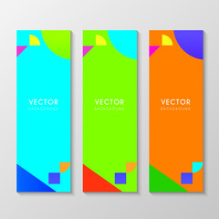 colorful corporate banner design