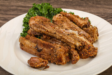 Stewed pork ribs with spices