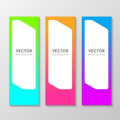 colorful corporate banner design