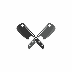 Kitchen icon cooking tools vector flat design