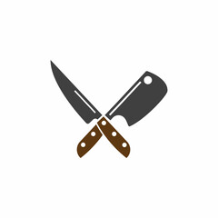 Kitchen icon cooking tools vector flat design