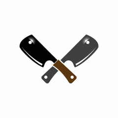 Kitchen icon cooking tools vector flat design