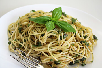 ジェノベーゼのパスタ