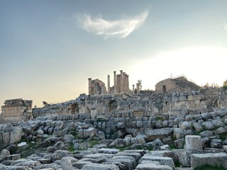 Temple of Zeus in Jerash, Jordan