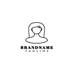 person avatar logo icon design template vector illustration