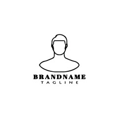 avatar logo icon design template style illustration