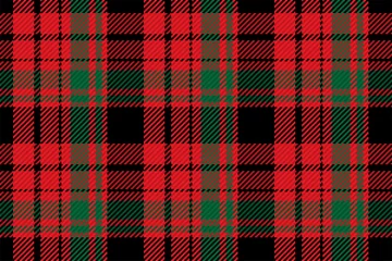 Keuken foto achterwand Rood Naadloze patroon van Schotse tartan plaid. Herhaalbare achtergrond