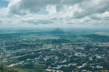View of the city of Pyatigorsk from the top of Mount Mashuk.