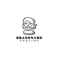 avatar logo icon people template vector illustration