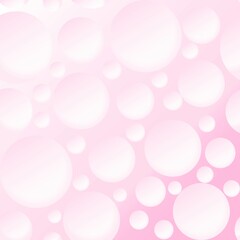 Abstract background. Bubbles circle background. Pink soap bubbles background.