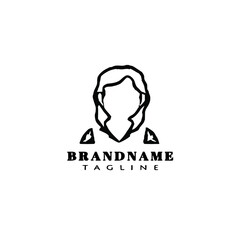 avatar logo icon beautiful template vector illustration
