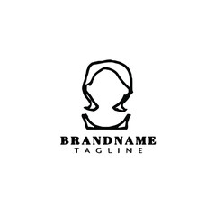 avatar logo icon design beautiful vector illustration