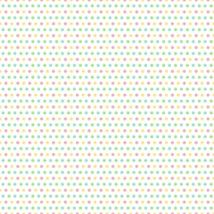 Colorful Polka Dot seamless pattern. Vector background.