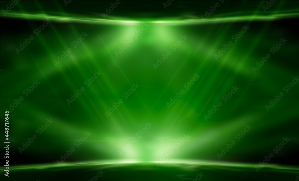 Poster green black abstract background blurred. empty light gradient studio room. used for background and d
