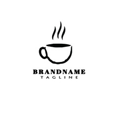 coffee cup logo design template icon vector illustration