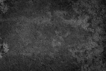 Close up retro plain dark black cement & concrete wall background texture for show or advertise or promote product and content on display and web design element concept decor.	