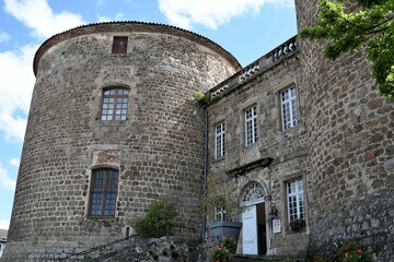 Monistrol castle, Haute-Loire, Auvergne, France