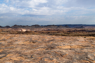 landscape in the desert