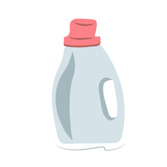 Cleaning product. Household items for cleaning and washing. Vector illustration isolated on white background.