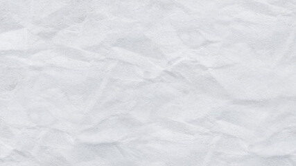 Crumpled large white sheet of paper close-up.Texture or background