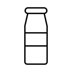 Milk Vector Line Icon Design