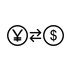 Currency Vector Line Icon Design