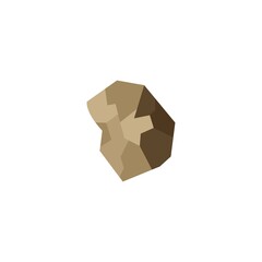 stone vector icon element illustration design