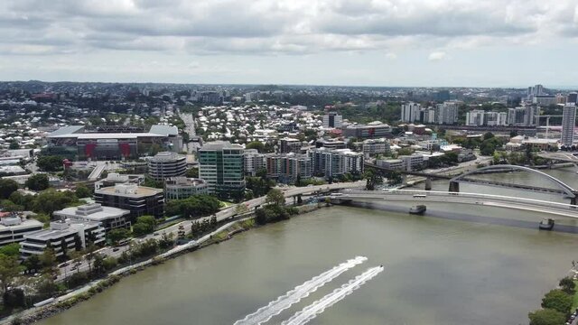 Brisbane, Australia  the 2032 Olympic City skyline