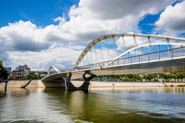 Promenade sur les berges de la Saône à Lyon