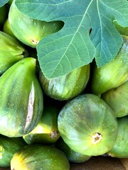 Delicious fresh fig fruits